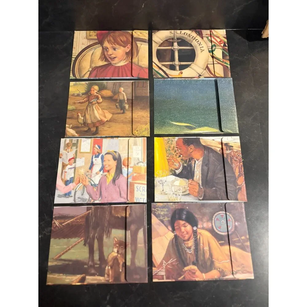 Vintage 2004 American Girl Pen Pal Pack Cards Notes Stationery Set Retired